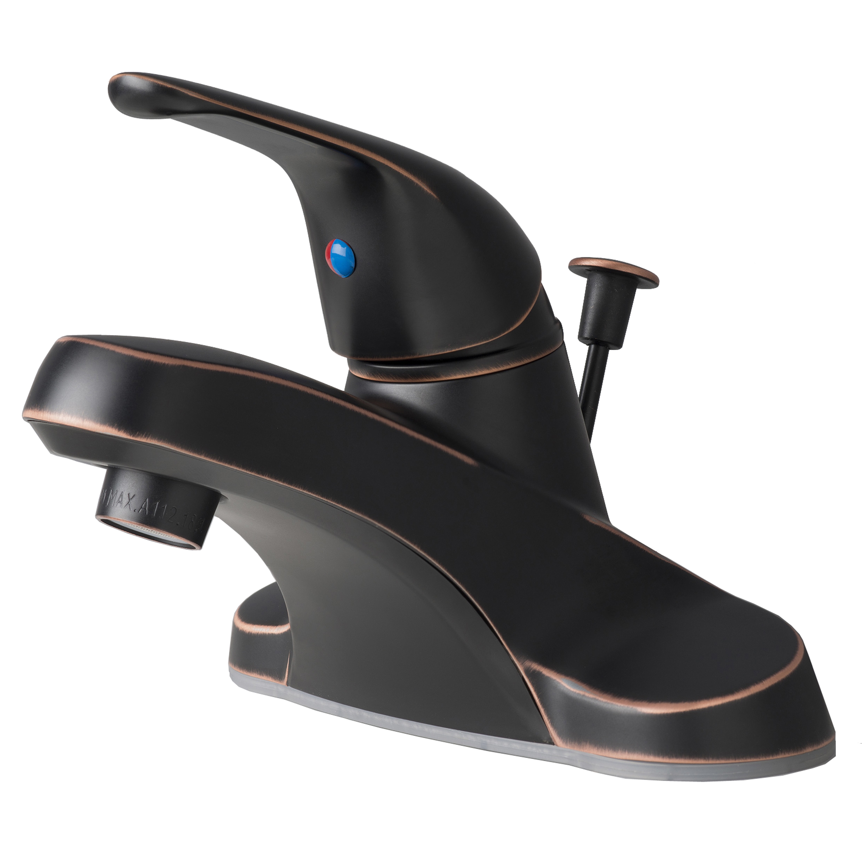 Classic Single Handle Centerset Lavatory Faucet with Pop-up Drain Assembly