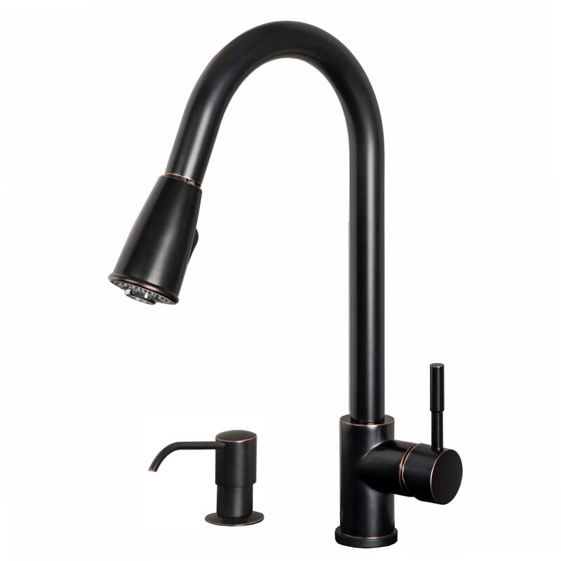 Builders Shoppe 16-inch Single-handle Pull-down Kitchen Faucet