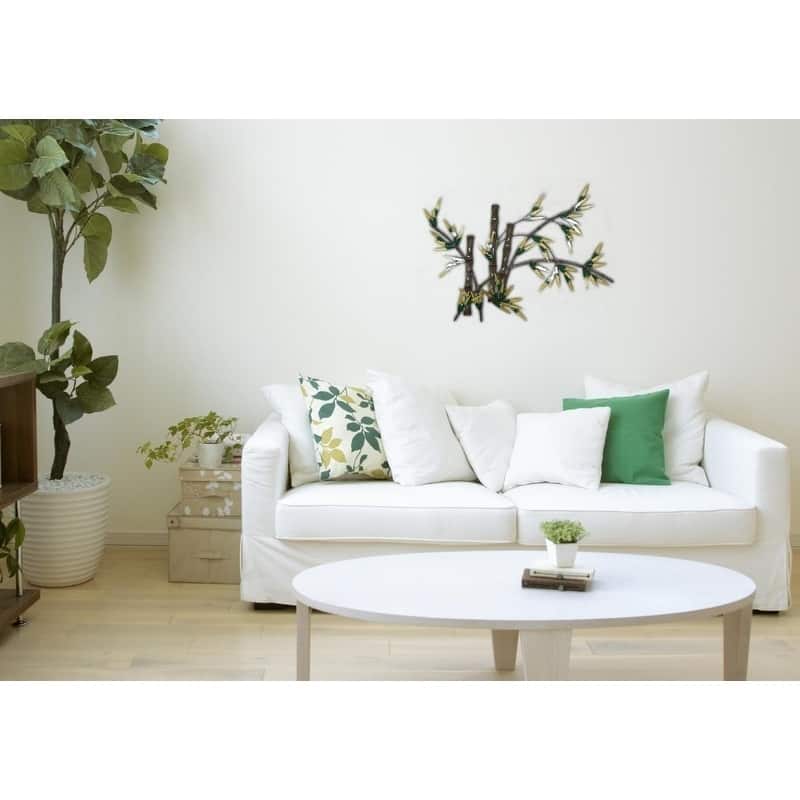 Bamboo Forest Metal Wall Art by Metal Perspectives
