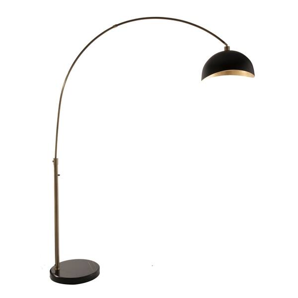 Nova Lighting Luna Bella Black Gold Steel Arc Lamp Nova Lighting Luna Bella Black Gold Steel Arc Lamp