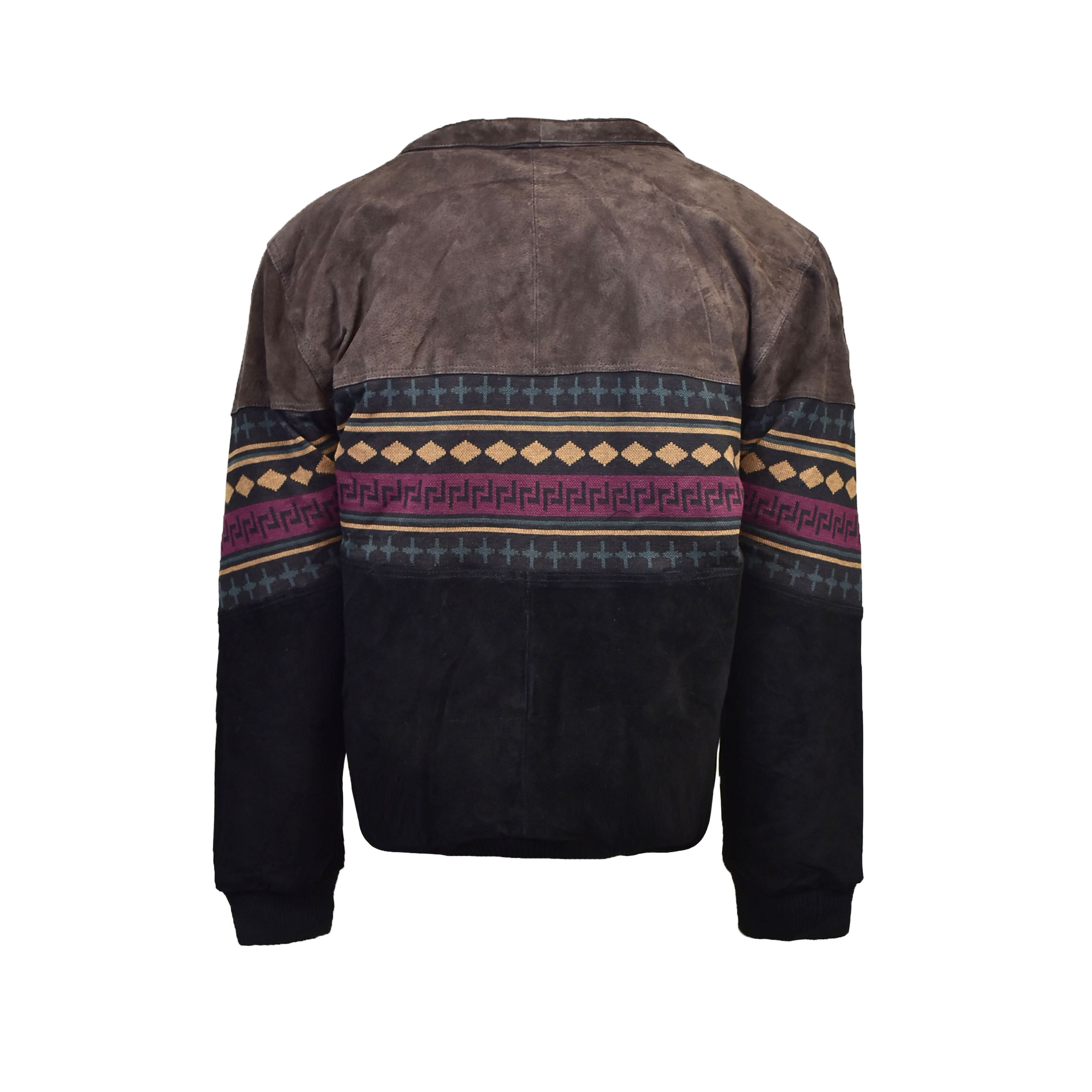 mens sherpa suede jacket