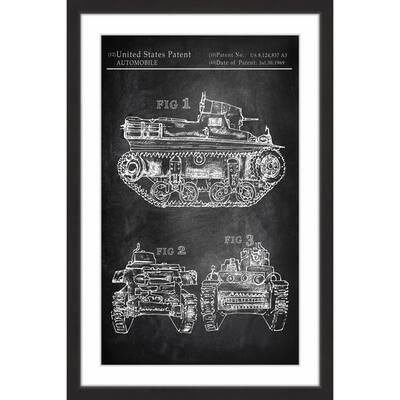 Military Tank Design' Framed Painting Print