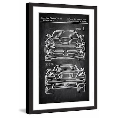 Muscle Car Design' Framed Painting Print