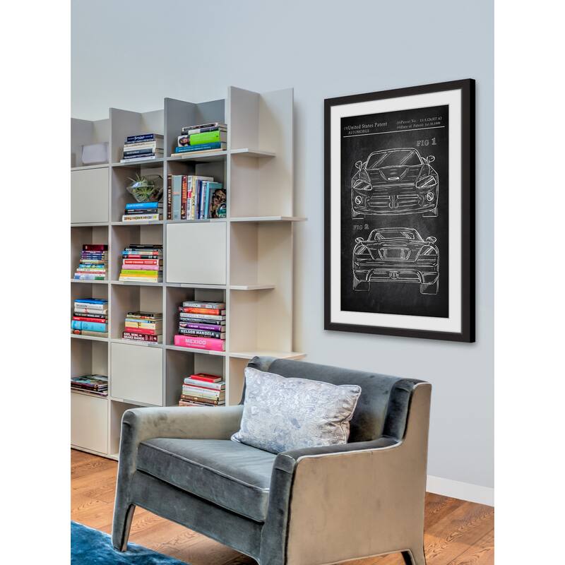 Muscle Car Design' Framed Painting Print