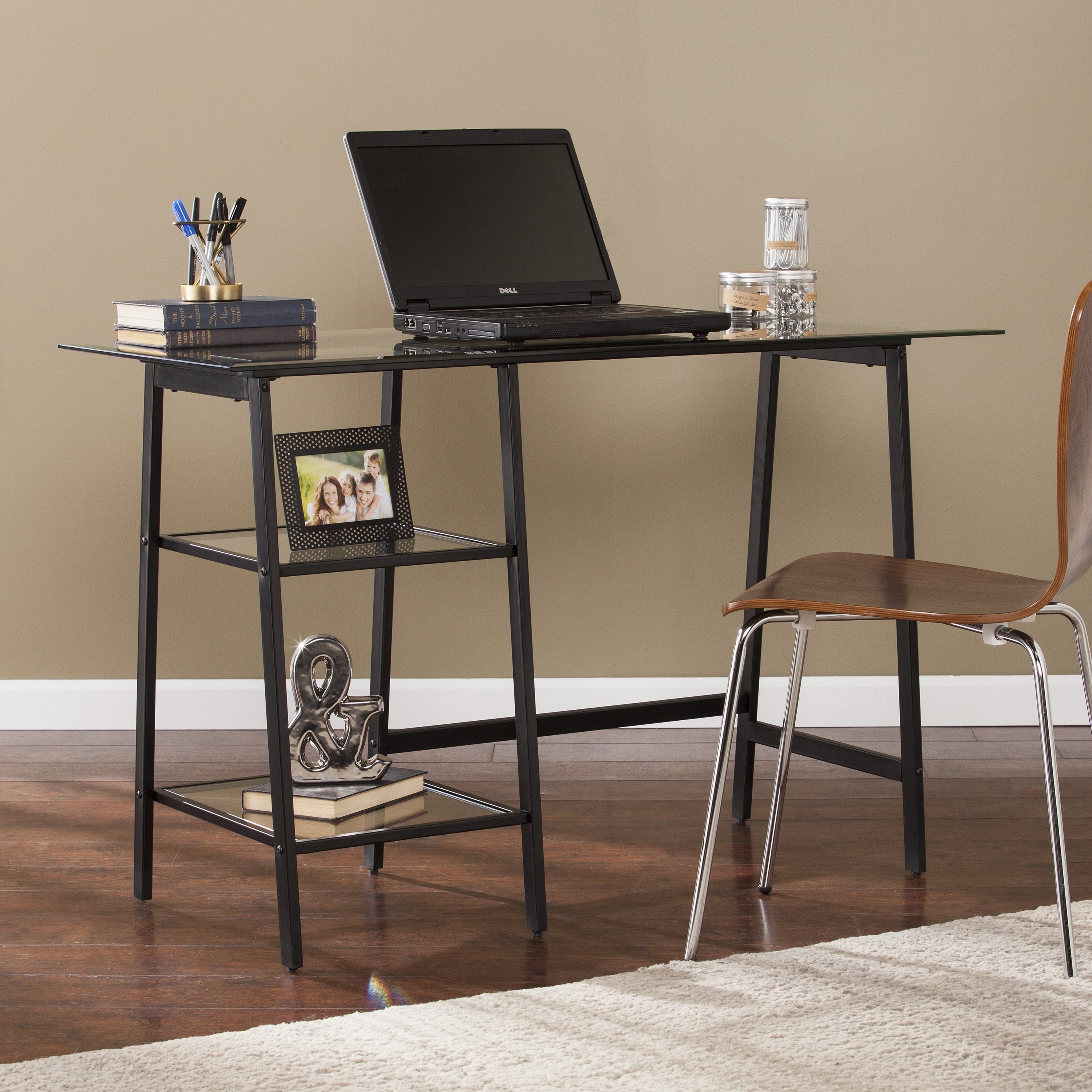 Callendale glass deals desk