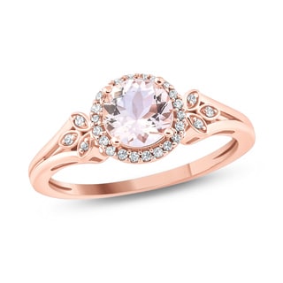Top Product Reviews  for 10K Rose  Gold  Round Morganite 