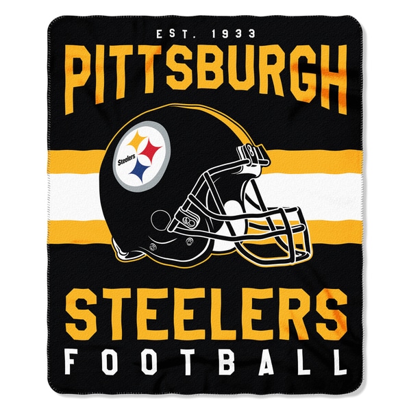 NFL 031 Steelers Singular Fleece Throw