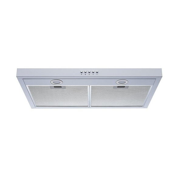 Winflo 30" 350 CFM Convertible Under Cabinet Range Hood in White