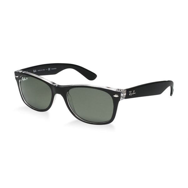 Shop Ray-Ban New Wayfarer Color Mix RB2132 Unisex Black