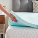 preview thumbnail 8 of 16, LUCID Comfort Collection Gel Swirl Memory Foam Topper - Blue