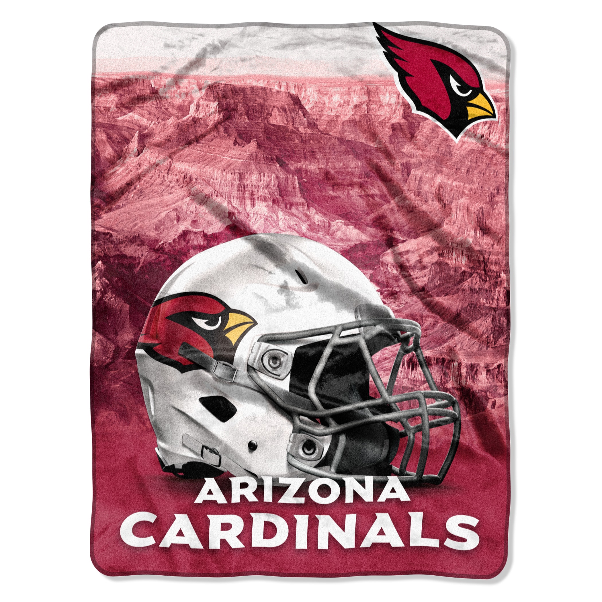 Arizona Cardinals 60 x 80 Helmet Stripes Flannel Fleece Blanket