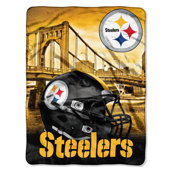 NFL 071 Steelers Heritage Silk Touch Throw