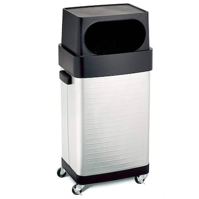 Seville Classics 17-Gallon UltraHD Commercial Heavy-Duty Stainless Steel Trashcan