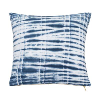 Under The Canopy Shibori Chic Indigo Tie Dye Decorative Pillow