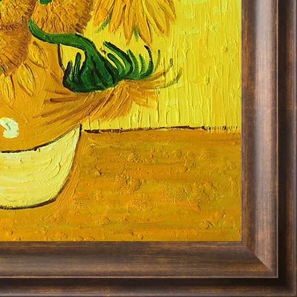 Shop Vincent Van Gogh Vase With Fifteen Sunflowers Hand Painted