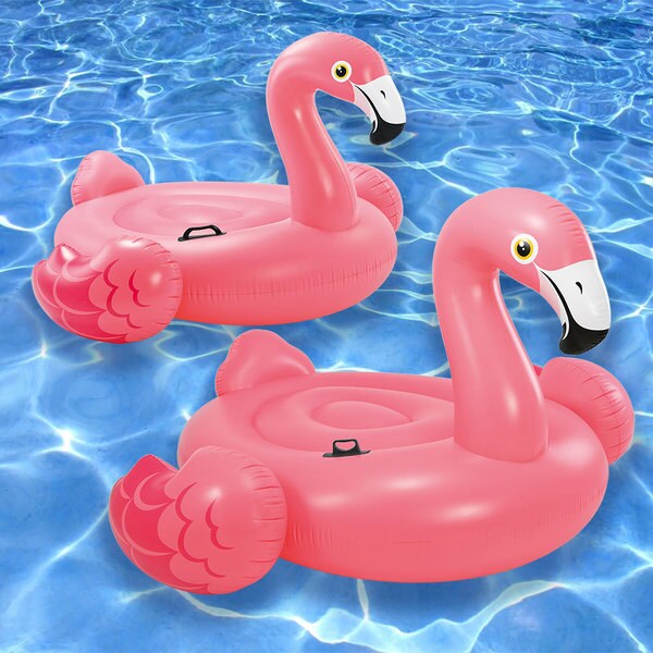 Intex Mega Flamingo & Flamingo Ride On Combo Pack