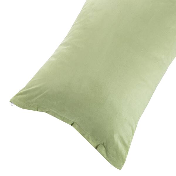 Shop Body Pillow Cover Soft Micro Suede Pillowcase With Zipper