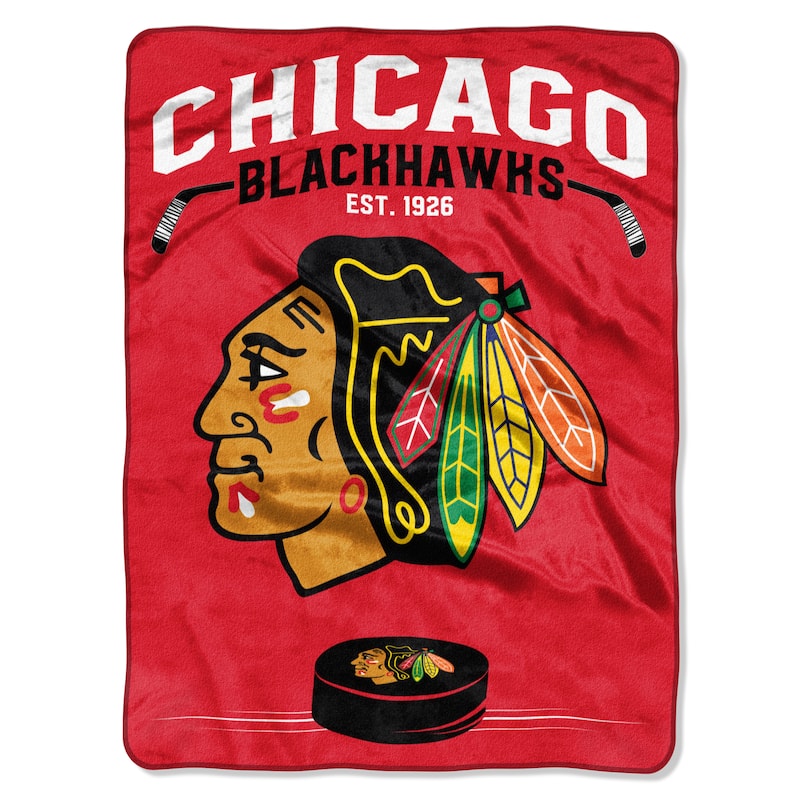 NHL 0802 Blackhawks Inspired Rsachel Throw