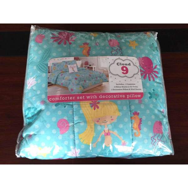 Shop Under The Sea Comforter Set With Decorative Pillow Free