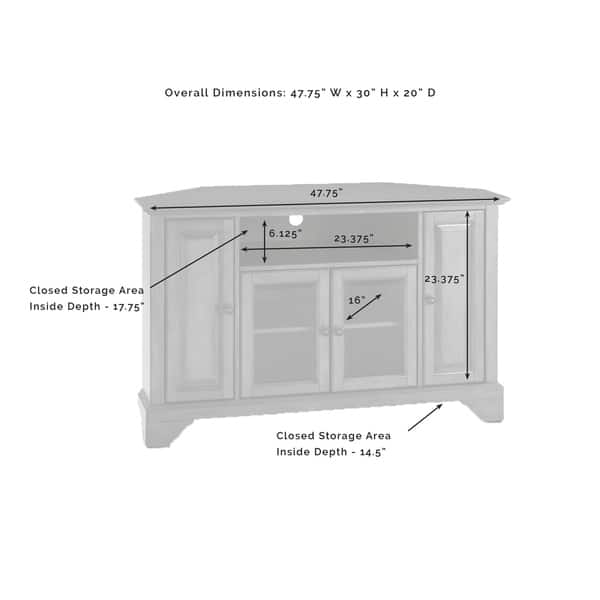 Shop Lafayette Classic Cherry Finish 48 Inch Corner Tv Stand