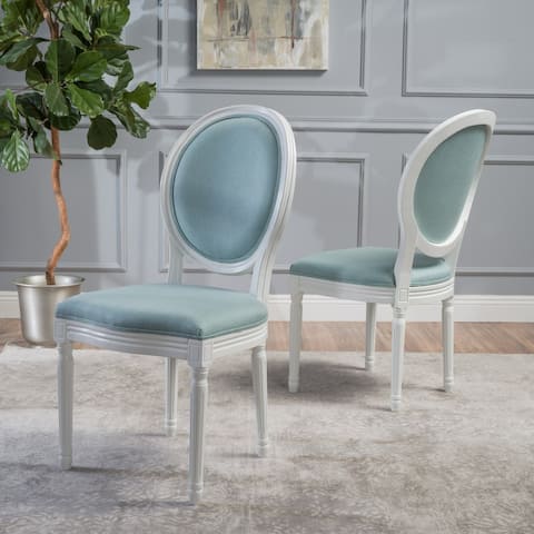 Phinnaeus Fabric Dining Chair (Set of 2) by Christopher Knight Home