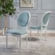 preview thumbnail 1 of 7, Phinnaeus Fabric Dining Chair (Set of 2) by Christopher Knight Home
