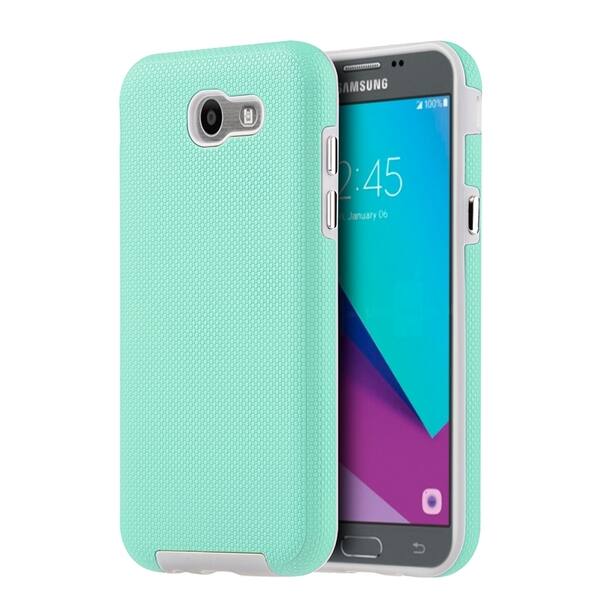 Shop Samsung Galaxy J3 17 J3 Emerge Ezpress Anti Slip Hybrid Case Overstock