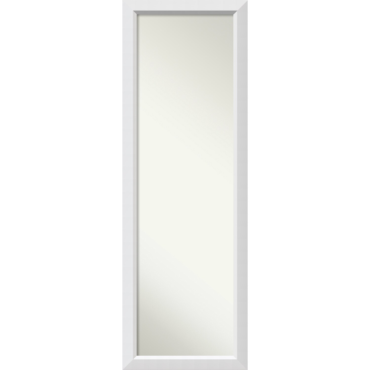 Wall Mirror, Blanco White 18 x 52-inch 