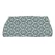 30 x 60-inch Button Up, Geometric Print Bath Towel