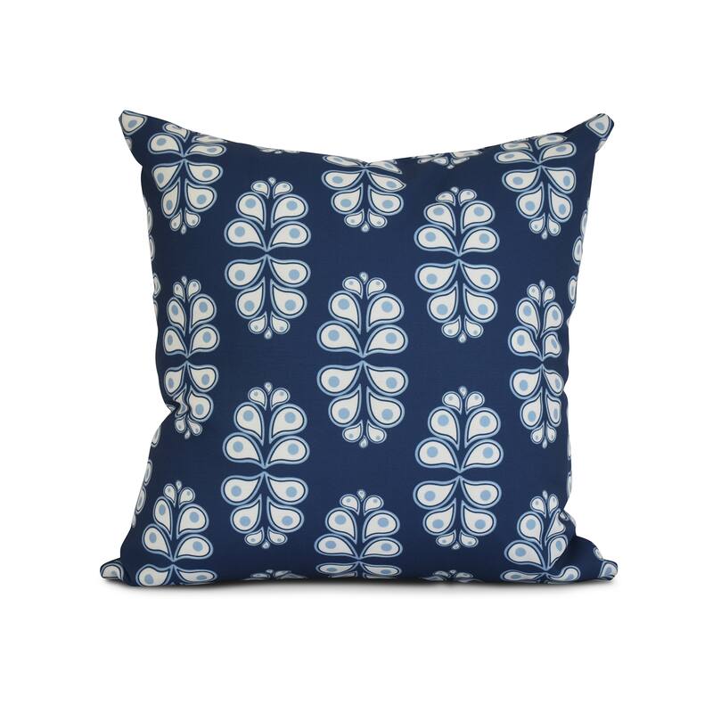 Geometric, Wacky Paisley Outdoor Pillow