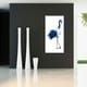 preview thumbnail 4 of 6, "Ink Drop Crane 1" Frameless Free Floating Tempered Glass Panel Graphic Wall Art