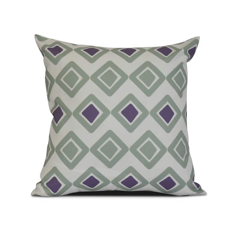 Geometric, Diamond Jive 2 Outdoor Pillow