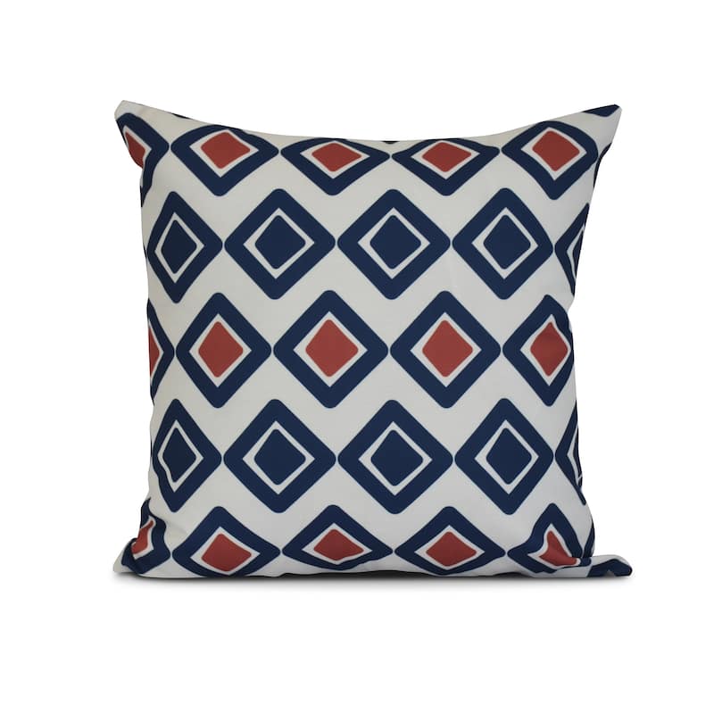 Geometric, Diamond Jive 2 Outdoor Pillow