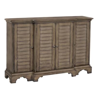 Winona Shutter Door Breakfront Console