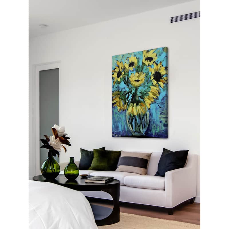 Let the Sun In' Painting Print on Wrapped Canvas - Multi-Color