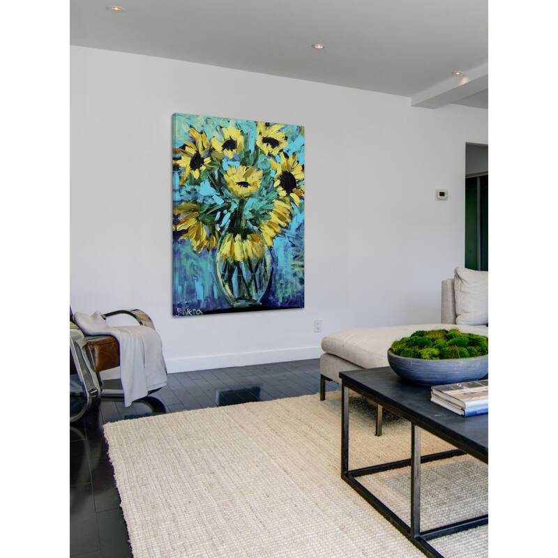 Let the Sun In' Painting Print on Wrapped Canvas - Multi-Color