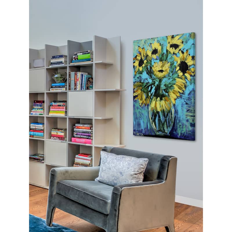 Let the Sun In' Painting Print on Wrapped Canvas - Multi-Color