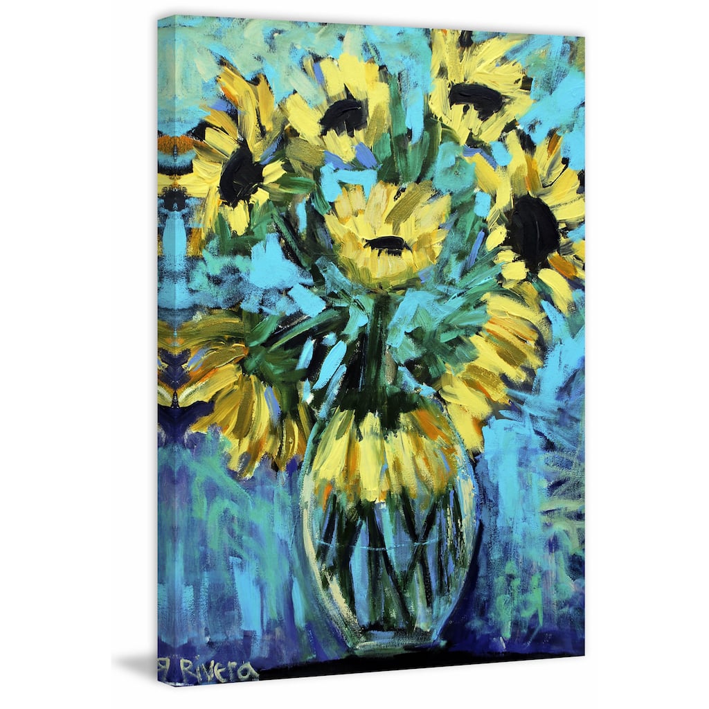 Let the Sun In' Painting Print on Wrapped Canvas - Multi-Color
