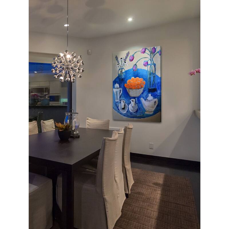 Time for Tea' Painting Print on Wrapped Canvas - Multi-Color