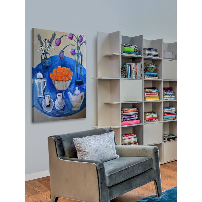 Time for Tea' Painting Print on Wrapped Canvas - Multi-Color