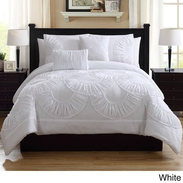 Shop Toulouse Ruffled Comforter Set On Sale Overstock 15340834