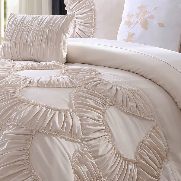 Shop Toulouse Ruffled Comforter Set On Sale Free Shipping