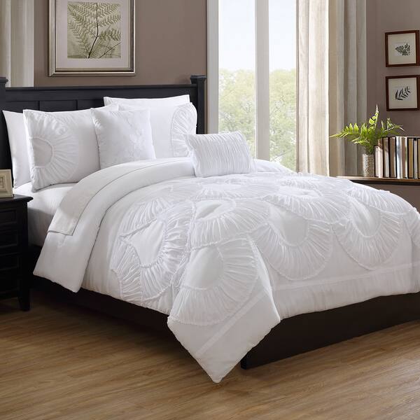 Shop Toulouse Ruffled Comforter Set On Sale Free Shipping