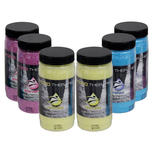 HYDRO Therapy Sport RX Spa and Bath Aromatherapy for Spas, Hot Tubs, and Whirlpool Baths 6-Pack