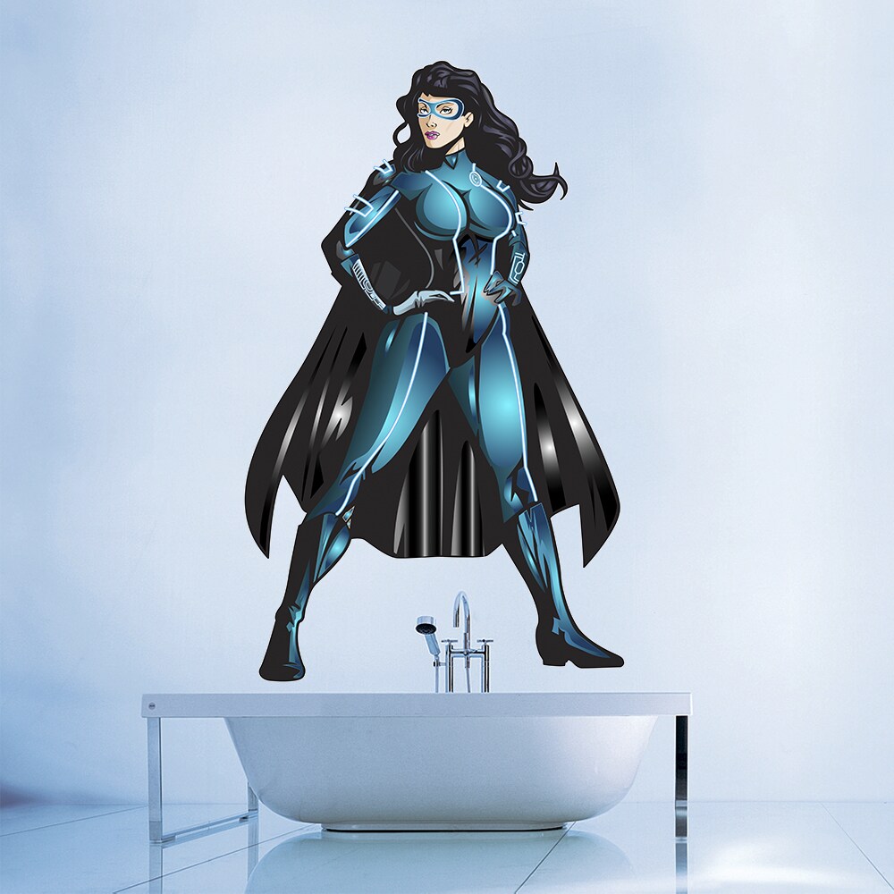 Shop Full Color Superhero Supergirl Comics Marvel Full Color Wall Decal Sticker Sticker Decal 22 X 30 On Sale Overstock 15341050