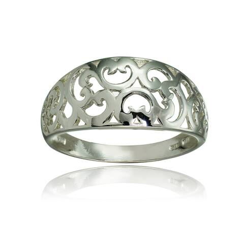 Buy Size 8 Sterling Silver Rings Online at Overstock | Our Best Rings Deals