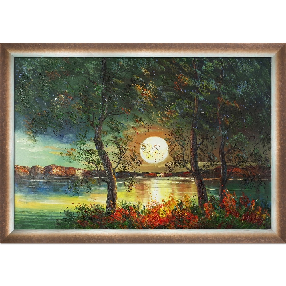 La Pastiche Pierre-Auguste Renoir 'Pont Neuf, 1872' Hand Painted Framed Oil  Reproduction on Canvas - Bed Bath & Beyond - 14049790