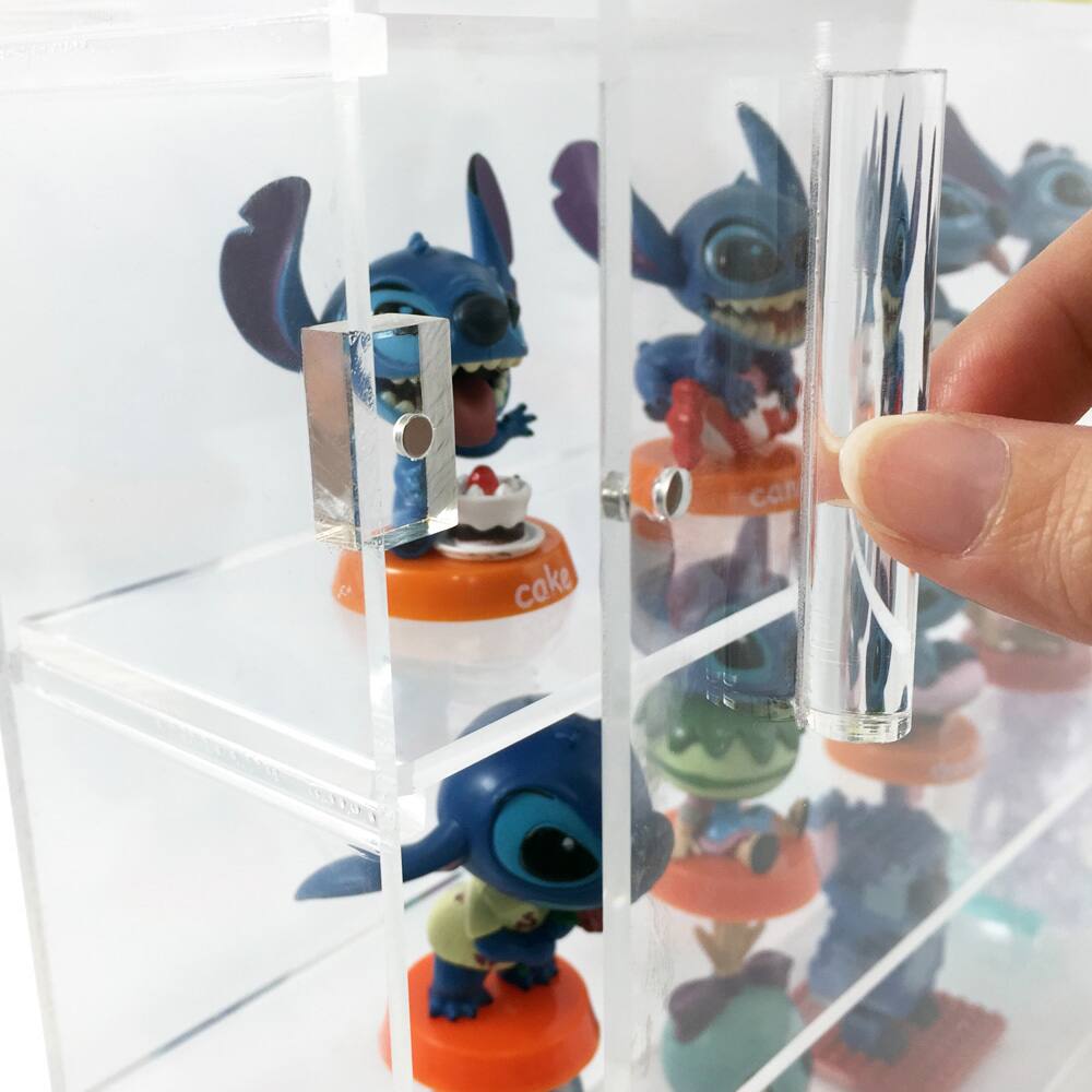 Acrylic Display Rack Case Organizer Storage Box Case Bed Bath