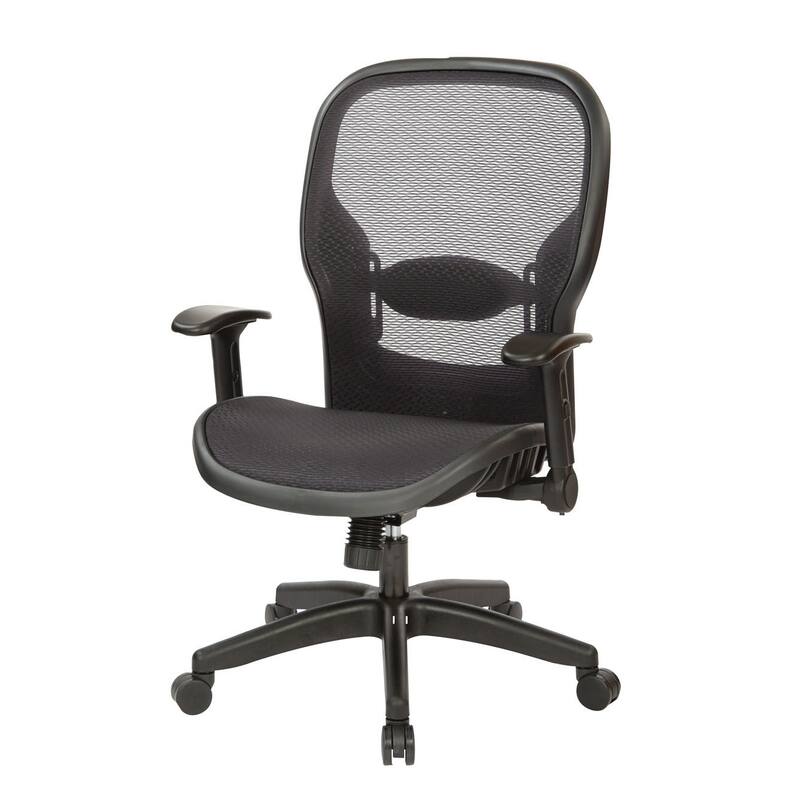 Black Nylon Air Grid Manager's Chair