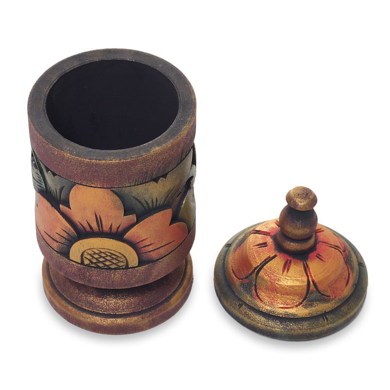 Decorative Wood Box, 'Cupu Majapahit' (Indonesia)
